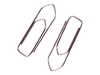 Whitecroft Essentials Jumbo - paper clips - 45 mm - silver - pack of 10 x 100