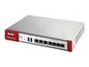 ZyXEL ZyWALL USG-100 - Security appliance - with 1 year AV+IDP,  AS,  CF - 2 SSL VPN users - 10Mb LAN,  100Mb LAN,  Gigabit LAN