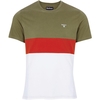 Barbour Mens Castle Panel Tee Lt Moss XL