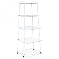 Delfinware 5 Tier Saucepan Stand White