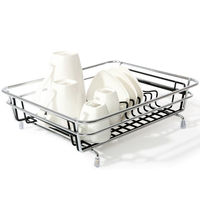 Delfinware Compact Dish Drainer Chrome Frame