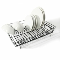 Delfinware Large Dish Drainer Chrome Frame