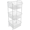 Delfinware Three Tiered Vegetable Rack in White