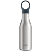 Joseph Joseph Loop Water Bottle 500ml Brushed/Anthracite