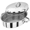 Judge Speciality Cookware Oval Roaster With Rack 35x25x15cm