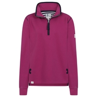 Lazy Jacks Womens LJ3 Super Soft Plain Sweatshirt Bright Berry Medium