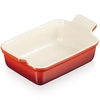 Le Creuset 19cm Stoneware Heritage Rectangular Dish Cerise