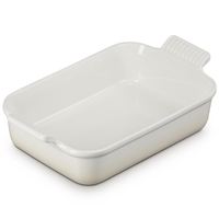 Le Creuset 26cm Stoneware Heritage Rectangular Dish Meringue