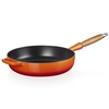 Le Creuset 28cm Cast Iron Saute Pan With Wooden Handle Volcanic