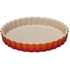 Le Creuset 28cm Stoneware Fluted Flan Dish Volcanic