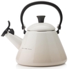Le Creuset Kone Fixed Whistle Kettle Meringue