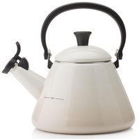 Le Creuset Kone Fixed Whistle Kettle Meringue