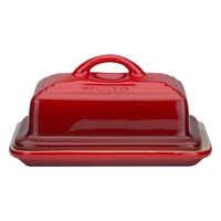 Le Creuset Stoneware Butter Dish Cerise