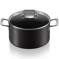 Le Creuset Toughened Non-Stick 2020 Deep Casserole With Glass Lid 24cm