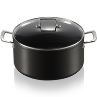 Le Creuset Toughened Non-Stick 2020 Deep Casserole With Glass Lid 28cm