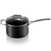 Le Creuset Toughened Non-Stick 2020 Saucepan With Glass Lid 20cm