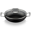 Le Creuset Toughened Non-Stick 2020 Shallow Casserole With Glass Lid 24cm