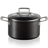 Le Creuset Toughened Non-Stick Deep Casserole With Glass Lid 20cm