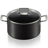 Le Creuset Toughened Non-Stick Deep Casserole With Glass Lid 24cm