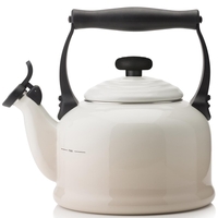 Le Creuset Traditional Fixed Whistle Kettle Meringue
