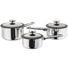 Stellar Stay Cool 3 Piece Draining Saucepan Set