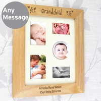 10x8 Grandchild Wooden Photo Frame