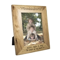 5x7 Grandchildren Wooden Photo Frame