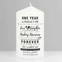 Anniversary Pillar Candle