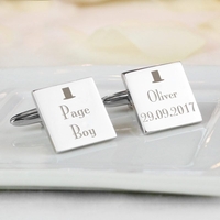 Decorative Wedding Page Boy Cufflinks