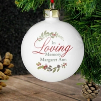 In Loving Memory Wreath Bauble