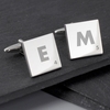 Initials and Age Square Cufflinks
