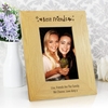 Oak Finish 4x6 Best Friends Photo Frame