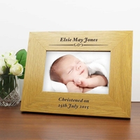 Oak Finish 6x4 Formal Landscape Photo Frame