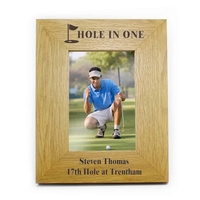 Oak Finish 6x4 Golf Photo Frame