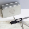 Personalised Pen Knife and Box Set