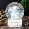 Personalised Polar Bear Any Name Snow Globe