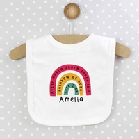 Personalised Rainbow Bib