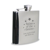 Stars Father of Groom Hip Flask