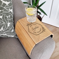 Take Time For Yourself Wooden Sofa Tray