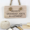 Welcome To... Wooden Sign