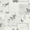 Arthouse Retro Collage Grey Wallpaper