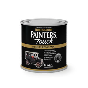 Paint Black Gloss 250ml Brush