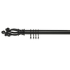 Wilko Gothic Curtain Pole Black 180cm