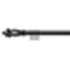 Wilko Gothic Curtain Pole Black 240cm