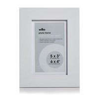 Wilko High Gloss Frame White 6x4in