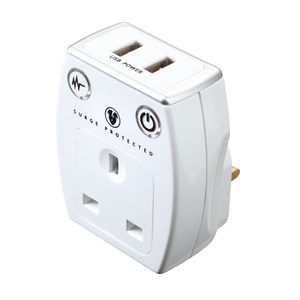 Wilko Surge Adaptor With USB