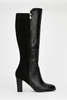 **Black High Leg Boot,  Black