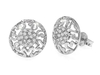 Zandra Rhodes Silver Oriental Whisper Diamond Earrings