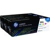 HP CF372AM 304A YM Tri-Pack Toner Cartridge Bundle