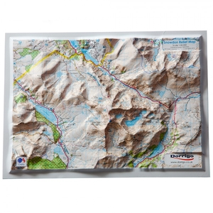 Dorrigo 3D A4 Snowdon Summit relief map